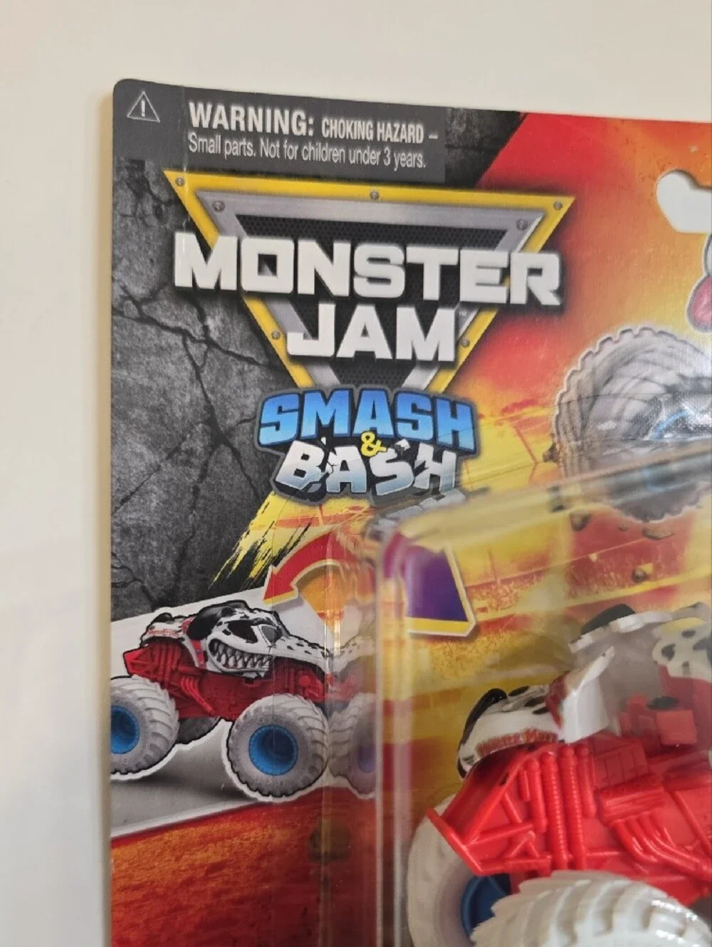 Monster Jam Monster Mutt Dalmatian Red & White Kids Vehicle Toy